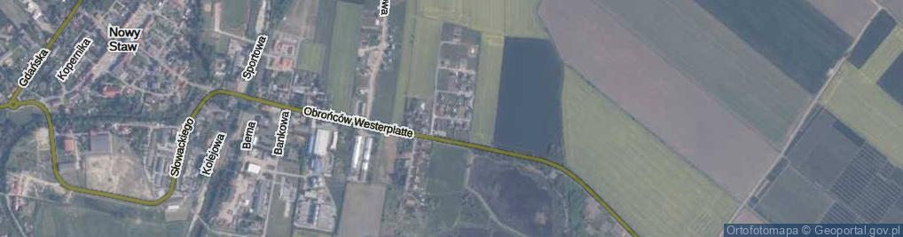 Zdjęcie satelitarne Brzozowa ul.